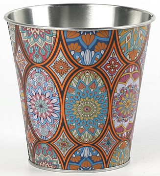 Декоративное кашпо "Колорит" 13XH13CM B8,8, металл
