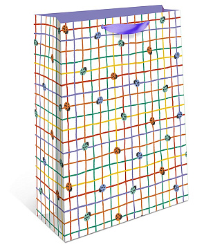 Сумка подарочная, размер: 18х22,3х10 см. в упак. 6 шт.