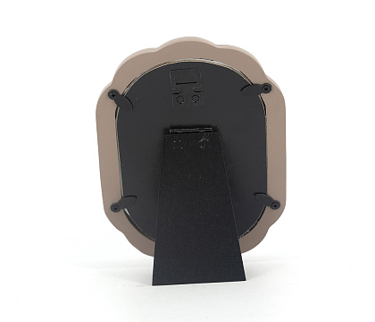 Фоторамка декоративная из эпоксидной смолы, цвет нежно-коричневый, со стеклом, 10x15 см