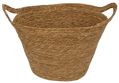 Корзина плетеная (рогоз): 44X34XH32XB33X23, 1 шт.