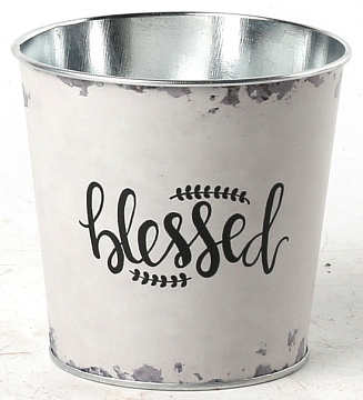 Декоративное кашпо "Благословение" D11XH11CM/B8,3, металл