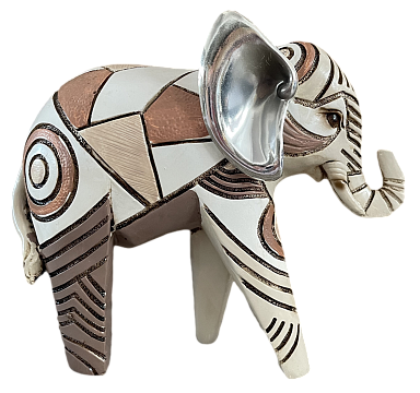 Статуэтка декоративная "Слон", полирезина, цвет светлый 14*5,5*12 см