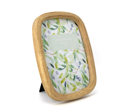 Фоторамка декоративная из дерева, серия "Оливия", со стеклом, 13x18 см