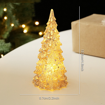 Новогодняя декоративная Елочка с LED подсветкой 5,7*12,2 см, 1 шт.