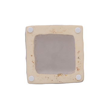 Ваза керамическая, цвет серый, 11*20 см.