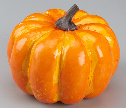Декоративная тыква 1шт., 14 см