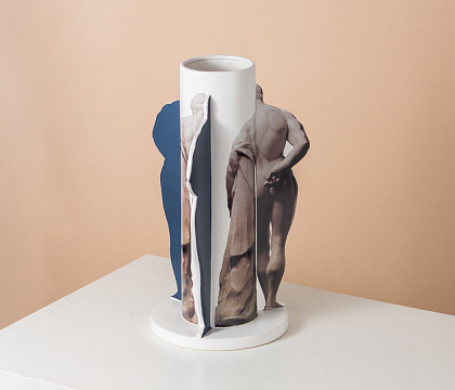 Керамическая декоративная ваза "Геркулес", 28,5*28*47,5 см