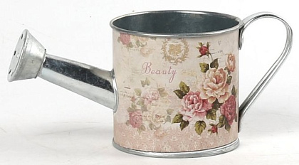 Декоративное кашпо-лейка "Красота природы" 17,5X7,4XH7CM, металл