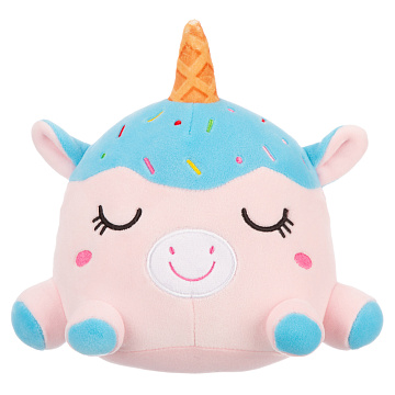 Игрушка мягконабивная ТМ "Relana" Единорог розовый, 16 см, в/п 16*16*10 см