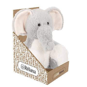 Игрушка мягконабивная ТМ "Relana" Слон, 25 см, в/к 27*17*17 см
