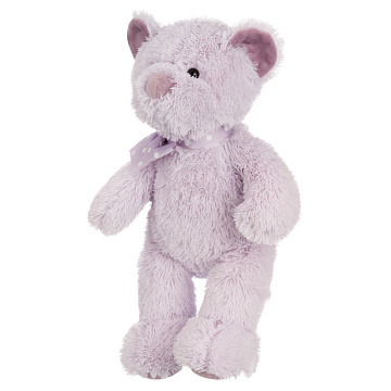 Игрушка мягконабивная ТМ "Relana" Мишка лавандовый с бантиком, 24 см, в/п 23*22*15 см