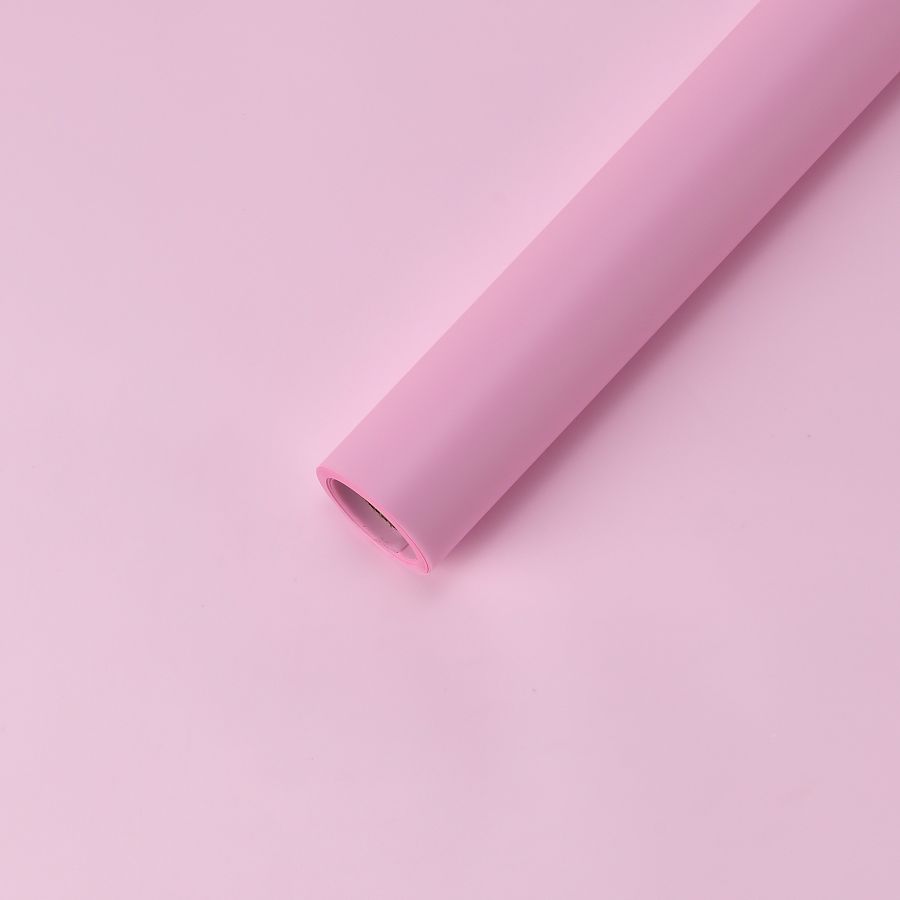 Упак. материал флористическая пленка "PASTEL new", 60 см*30 м, ярко-розовый
