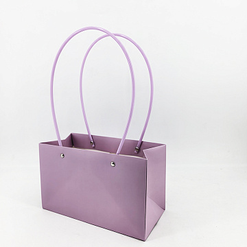 Пакет подарочный "Мастхэв"  прямоугольный, 22х10х13 см, 10 шт./упак., нежно-лиловый