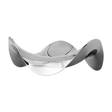 Поднос декоративный, цвет серебро, 19,5*19,5*6,5 см