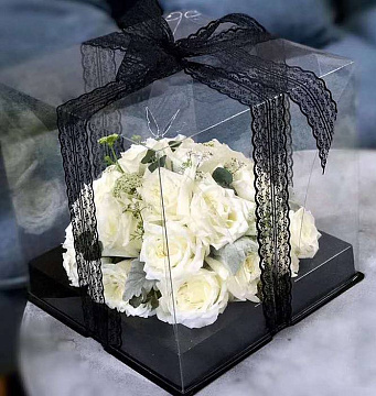 Лента декоративная "Изящное кружево", полиэстер, 45 мм х 50 ярд., белый (4 шт./упак.)