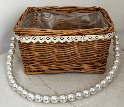 Корзина плетеная (ротанг):19*15*20（10）, 1 шт.