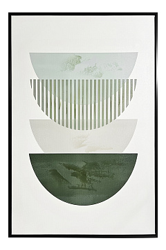 Картина "Простота форм II", 30% ручная работа, рама пластиковая, 60x90