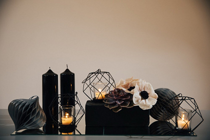 Коробка Oasis Черный Идеал Кирпич 20, 23x11x8 см, (в кор. 20 шт.) арт. 10-01058