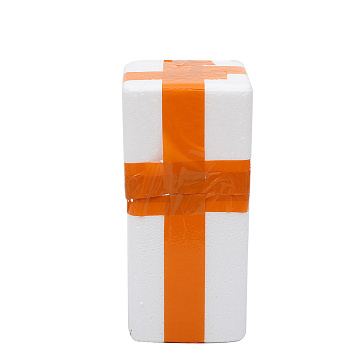 Ваза керамическая, цвет белый, 8,2*24 см