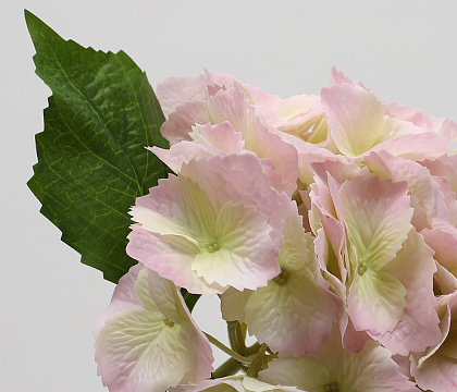 Цветок искусственный декоративный "Гортензия", H57*D18 см., светло-розовый