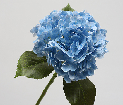 Цветок искусственный декоративный "Гортензия", H55*D20 см., синий