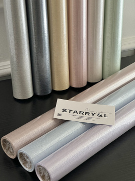 Упаковочная бумага с перламутровым отливом 53 см* 4 ярда, 120 г/м², белый