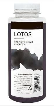 Краска для окрашивания живых цветов Lotos, 300мл, цвет черный.
