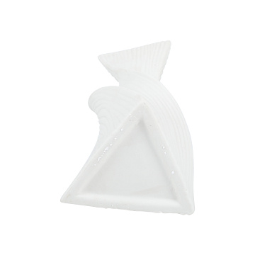 Ваза керамическая, цвет белый, 8*26 см