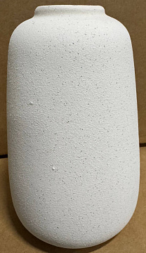 Ваза керамическая, цвет темно-серый, 9,5*9,5*15,5 см.