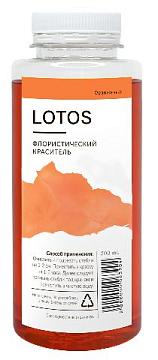 Краска для окрашивания живых цветов Lotos, 300мл, цвет оранжевый.