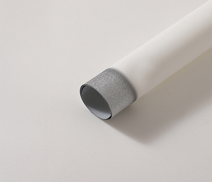 Упак. материал флористическая пленка "Люрекс", 120 мкр, 57 см х 57 см, 10 листов/упак., белый