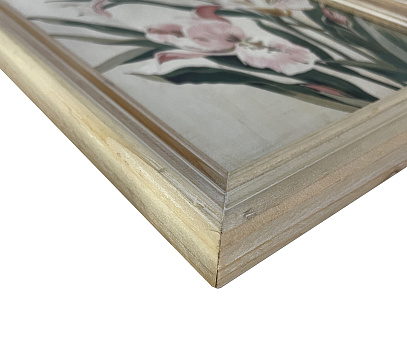 Постер "Ирисы", рама деревянная, 24*34*1,9