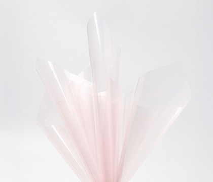 Упак. материал флористическая пленка "Звездная пыль", 60 см х 10 м, розовый кварц