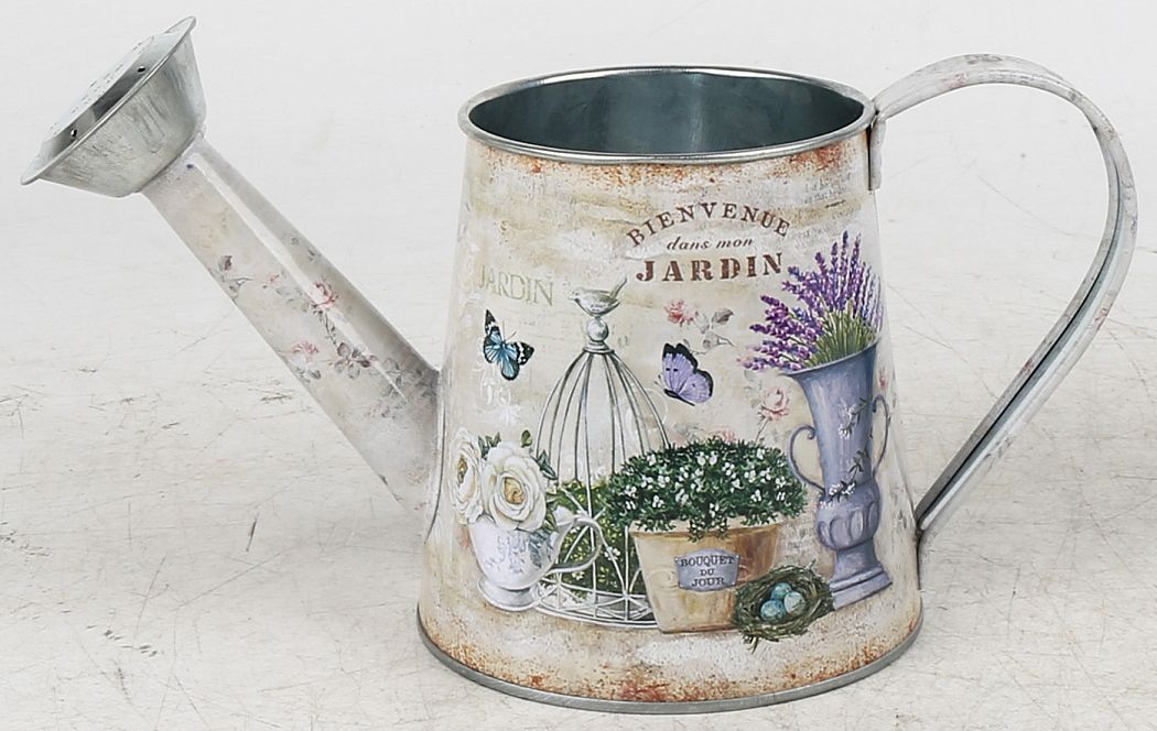 Декоративное кашпо-лейка "Крылатый цветок" 22XBD10XH10.5/12CM, металл