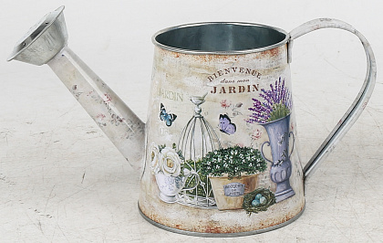 Декоративное кашпо-лейка "Крылатый цветок" 22XBD10XH10.5/12CM, металл