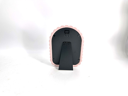 Фоторамка декоративная из МДФ серия "Бабл Бейб", цвет розовый, со стеклом, 13x18 см