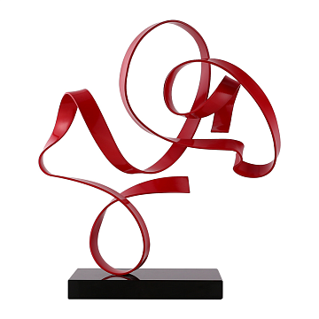 Статуэтка декоративная "Невесомость", цвет красный, 35*13*39 см