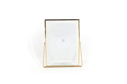 Фоторамка декоративная с металлическим багетом, со стеклом, 10x15 см