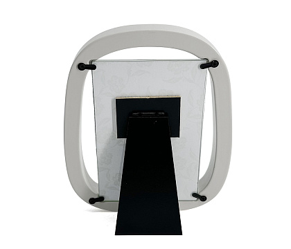 Фоторамка декоративная из МДФ серия "Рондо", цвет белый, со стеклом, 10x15 см