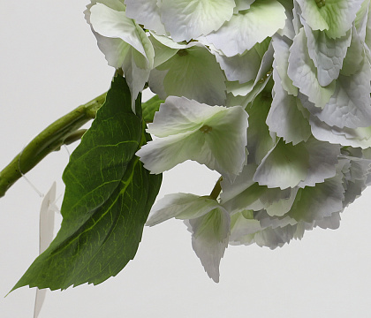 Цветок искусственный декоративный "Гортензия", H57*D18 см., зеленовато-синий