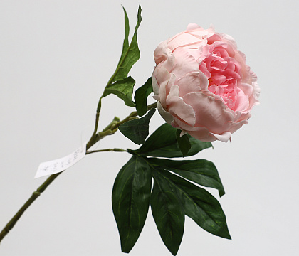 Цветок искусственный декоративный "Пион", H58*D11 см., розовый