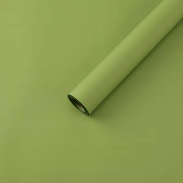 Упак. материал матовая пленка "Фаворит new" однотонная, 50 мкр, 50 см х 10 м, оливковый