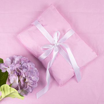 Бумага тишью 50*66см Розовая-вишня 20 10 листов