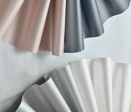 Упаковочная бумага с перламутровым отливом 53 см* 4 ярда, 120 г/м², белый