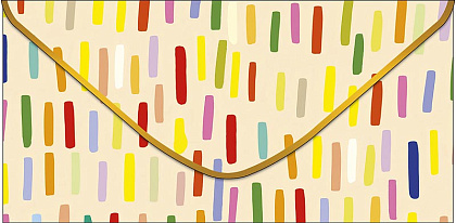 Открытка-конверт "Орнамент!", размер: 8,3х16,7 см, в упак. 10 шт.