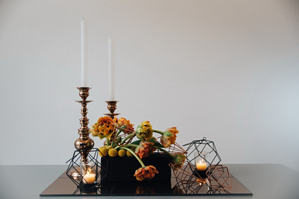 Коробка Oasis Черный Идеал Кирпич 20, 23x11x8 см, (в кор. 20 шт.) арт. 10-01058