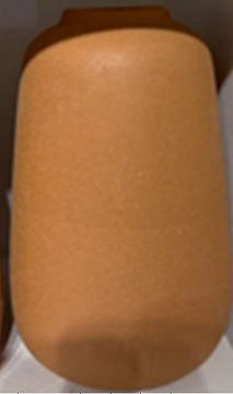 Ваза керамическая, цвет синий, 9,5*9,5*15,5 см.