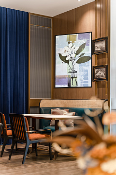 Картина "Жасмин", 30% ручная работа, рама пластиковая, 60x90