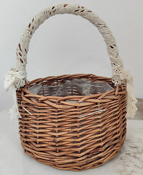 Корзина плетеная (секвойя): 16*16*23, 1 шт.