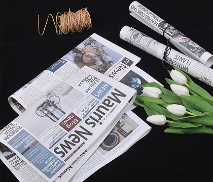 Упаковочная бумага Газета 50 см* 70 см, 10 листов/упак., 80 г/м², белый